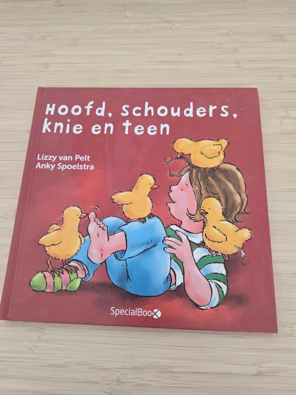 Hoofd, schouders, knie en teen - Lizzy van Pelt, Ophalen of Verzenden, Zo goed als nieuw, Lizzy van Pelt, Anky Spoelstra, Uitklap-, Voel- of Ontdekboek