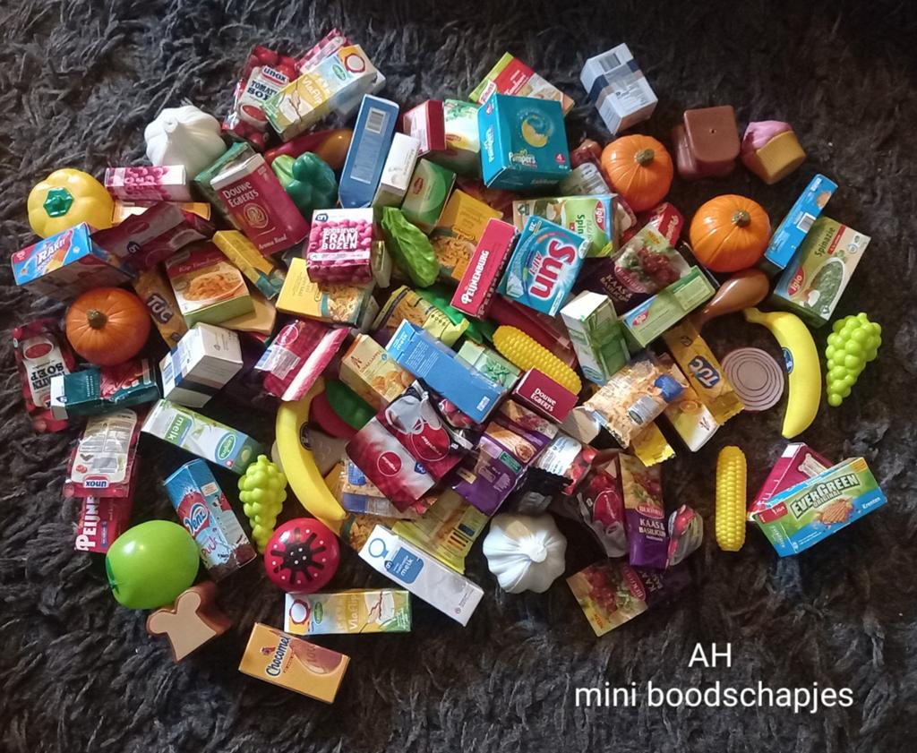 Grote collectie AH mini boodschappen (samen), Ophalen of Verzenden, Jongen of Meisje