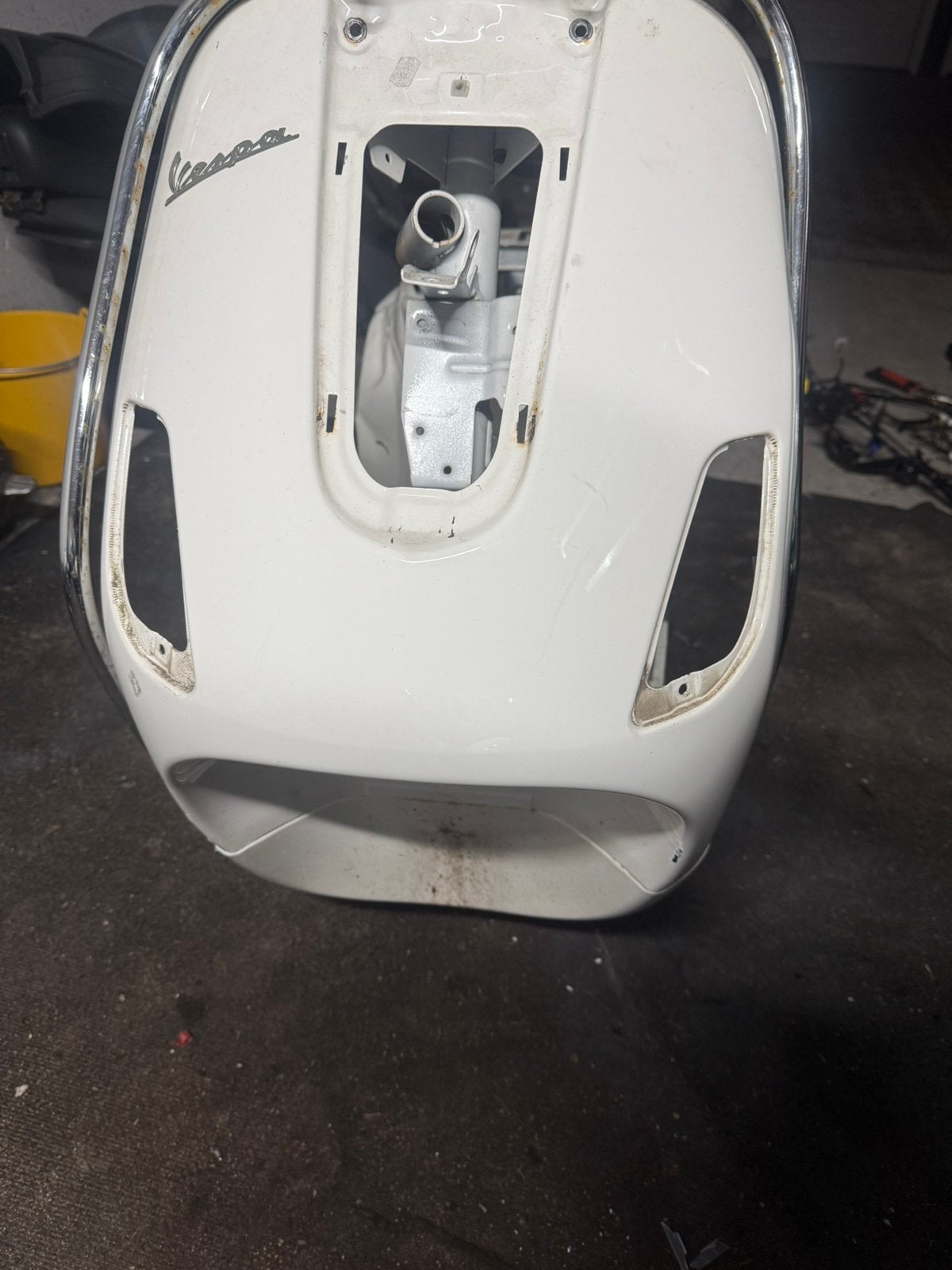 Vespa lx50 frame met vandalisme schade, Ophalen, Gebruikt, Frame, Vespa