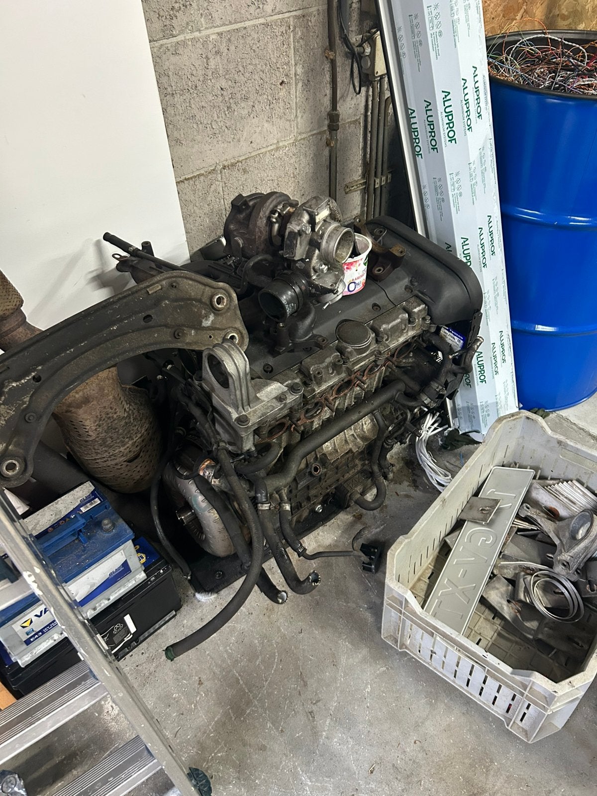 Volvo motorblok B5422T 193pk met kabelboom, Ophalen, Gebruikt, Volvo