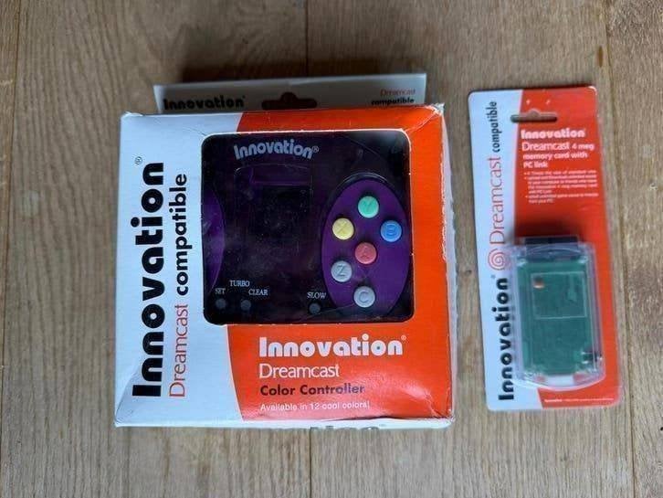 Dreamcast Controller & Memory Card setje Nieuw, Spelcomputers en Games, Ophalen of Verzenden, Met 1 controller, Saturn of Dreamcast