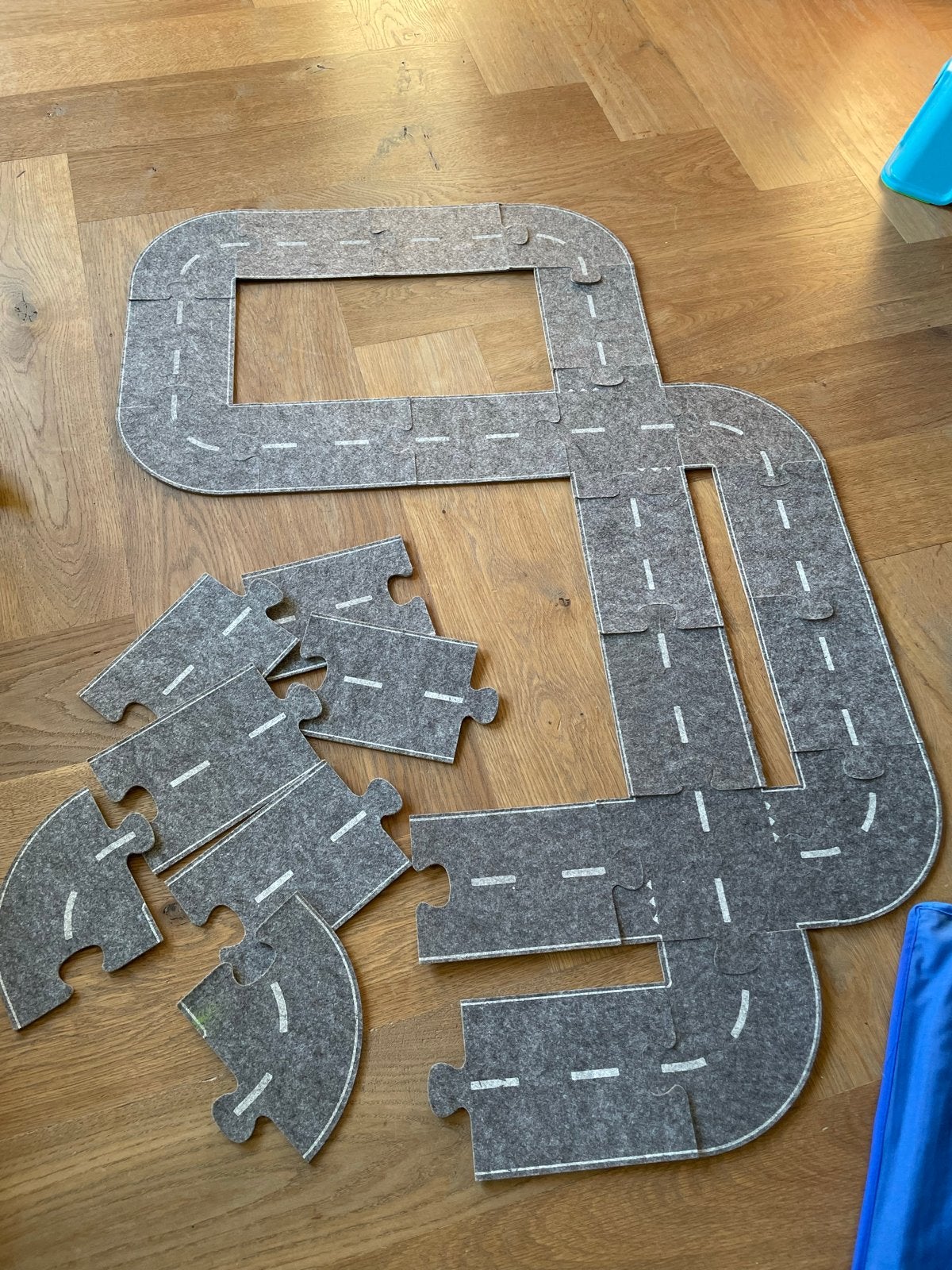 Hema vilten autobaan puzzel, Ophalen of Verzenden, Gebruikt, Jongen of Meisje