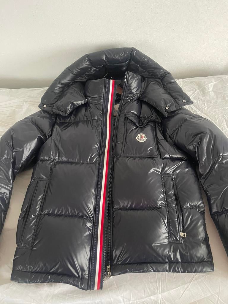 Moncler jas, Ophalen of Verzenden, Zo goed als nieuw, Blauw