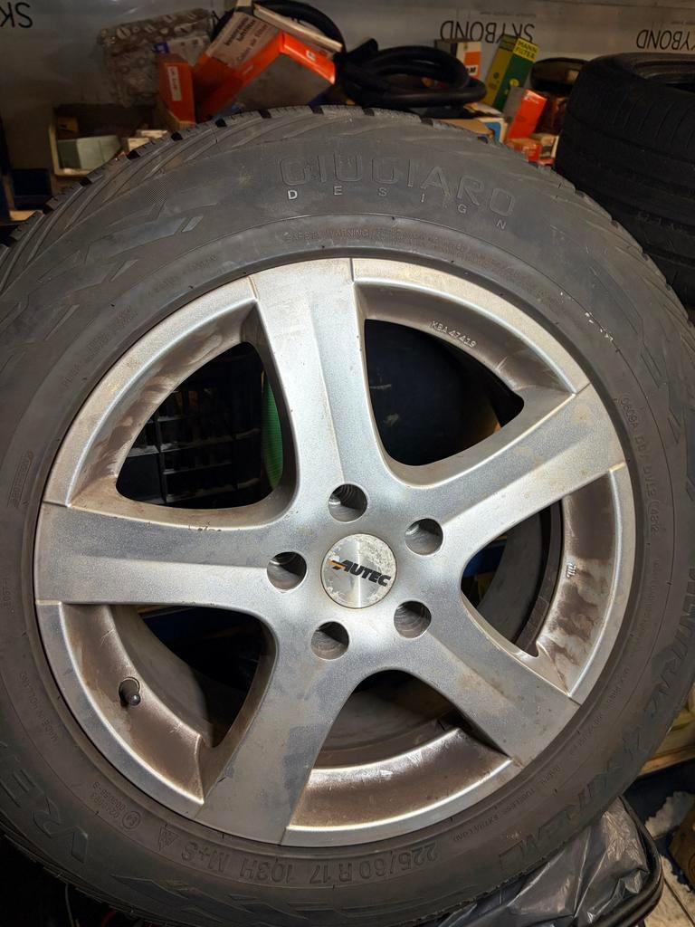 Mooie 17 inch velgen met banden - Autec Giugiaro Design, Ophalen, Gebruikt