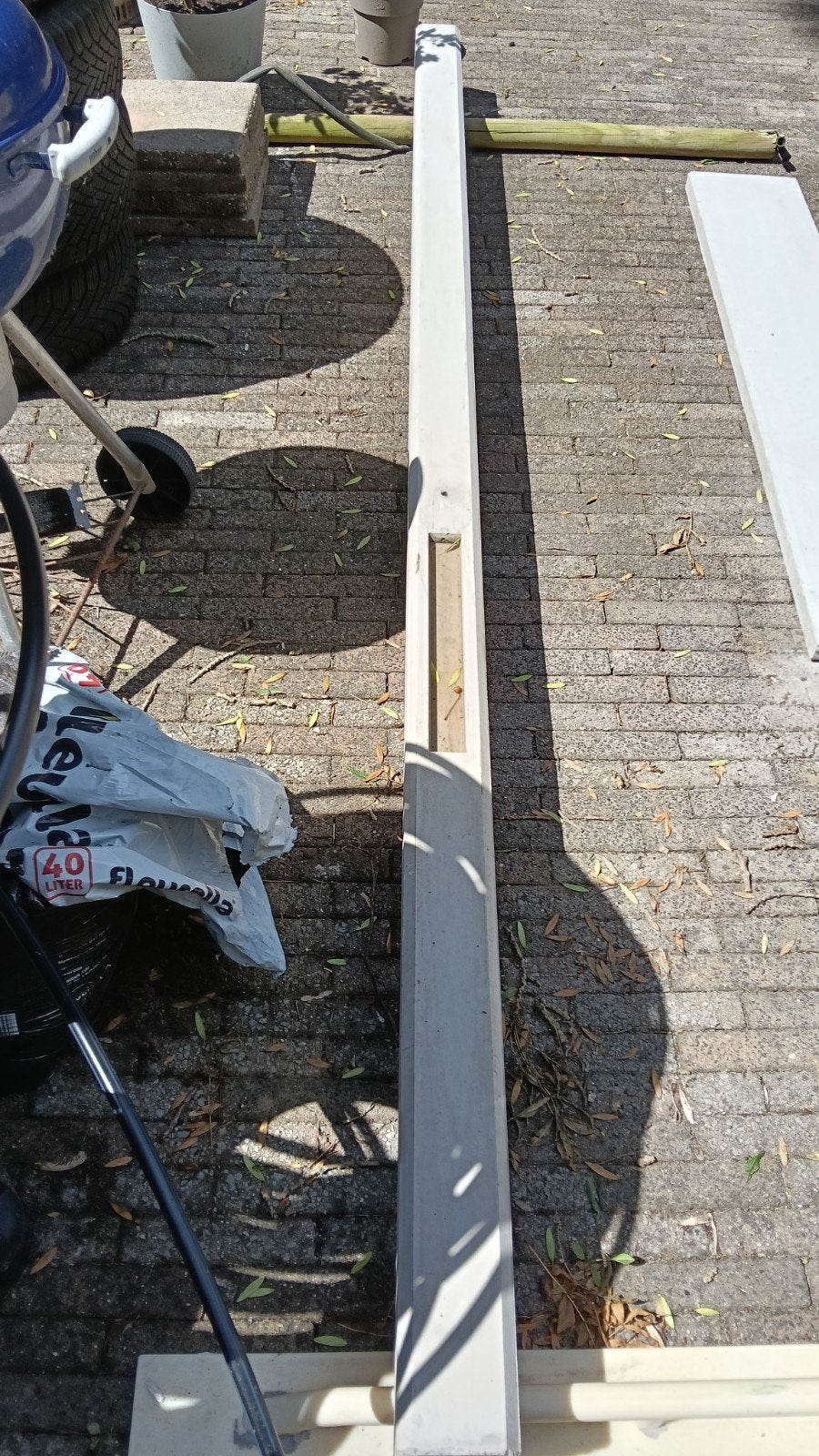 Betonnen paal voor schutting of constructie, Ophalen, Gebruikt, 250 cm of meer, Palen