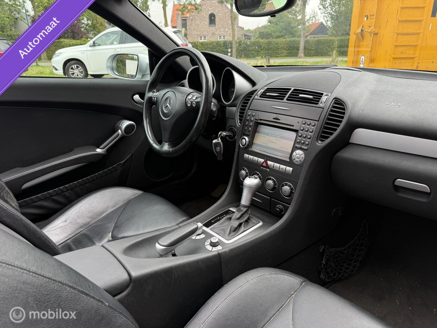 Mercedes SLK-klasse 200 K Automaat Xenon Navi Cruise NL Auto, Auto's, Automaat, Achterwielaandrijving, Gebruikt, 4 cilinders