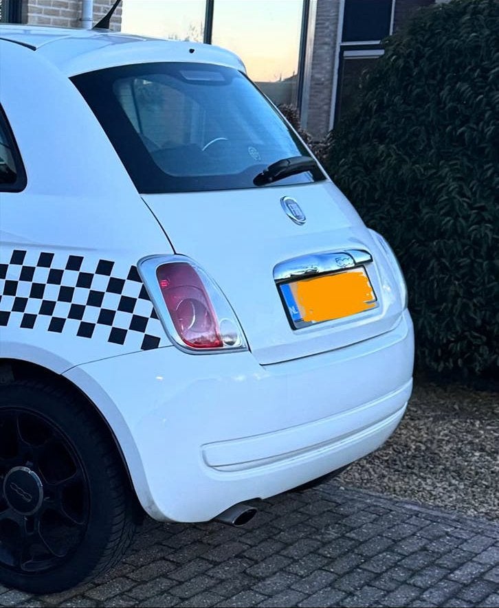 Achterbumper Fiat 500 wit (2008), Ophalen, Gebruikt, Achter, Bumper