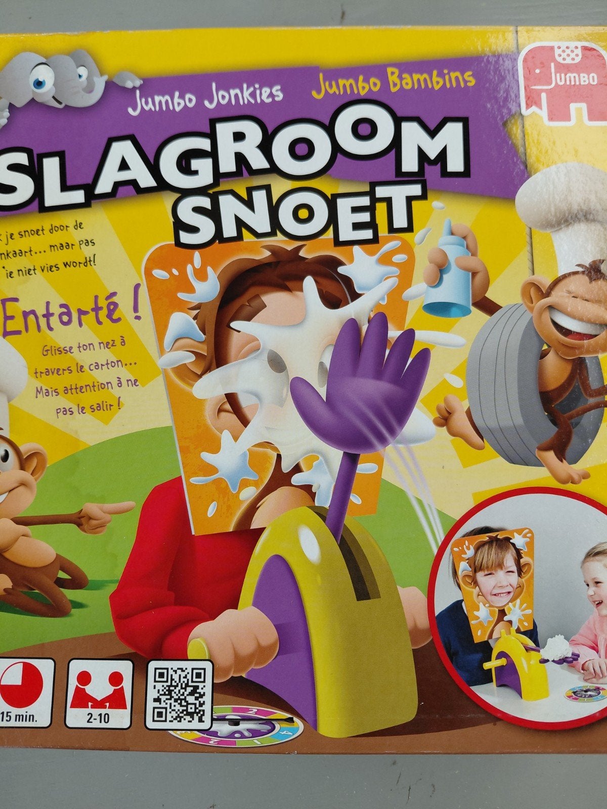 Jumbo Slagroom Snoet Spel - Familieplezier!, Vijf spelers of meer, Ophalen, Gebruikt, Jumbo