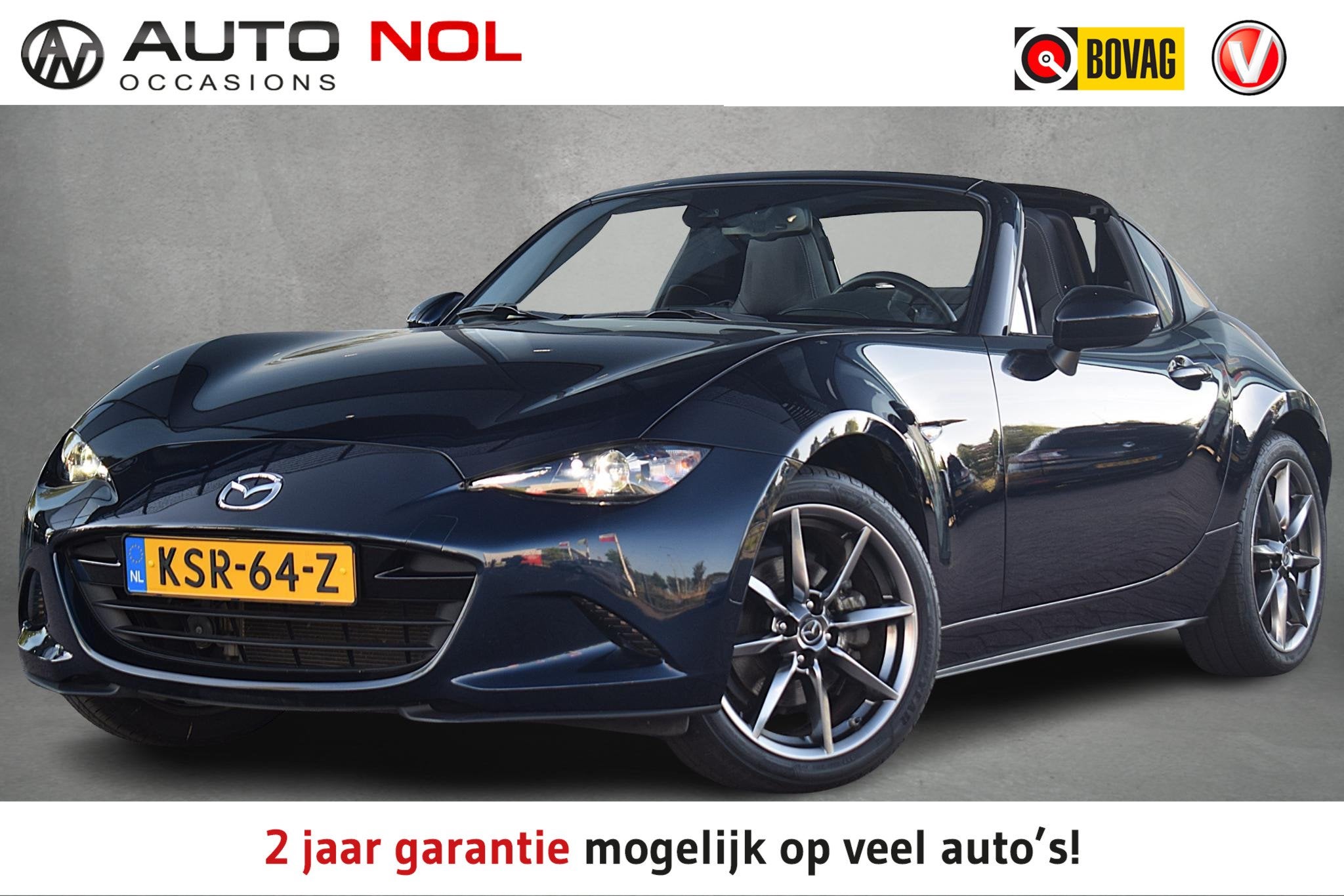 Mazda MX-5 RF 2.0 SkyActiv-G 184 Exclusive-Line | Hardtop |, Auto's, Mazda, Keurmerk '100% Onderhouden', 1998 cc, Achterwielaandrijving