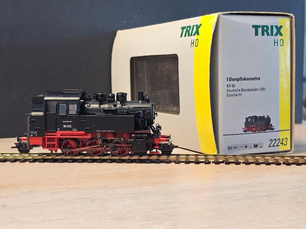 Trix DB Baureihe 80 (22243, H0, DCC met ESU sound, in ovp), Trix, Ophalen of Verzenden, Zo goed als nieuw, Gelijkstroom