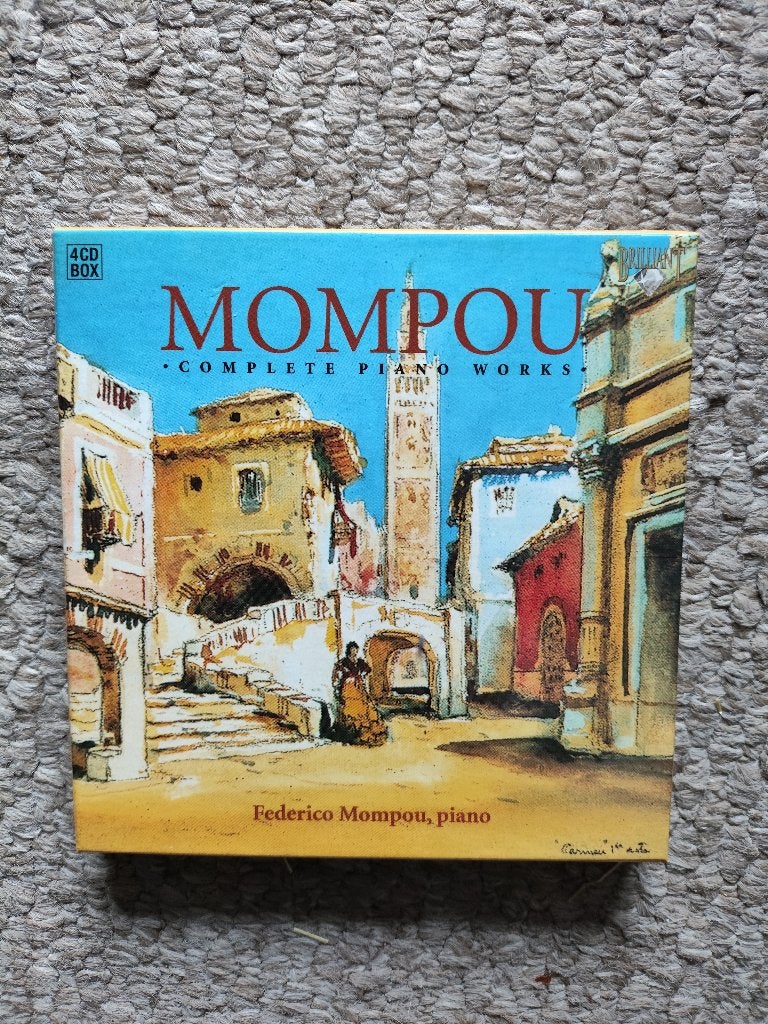 Mompou complete piano works 4 cd's in nette staat, Ophalen of Verzenden, Classicisme, Zo goed als nieuw, Kamermuziek