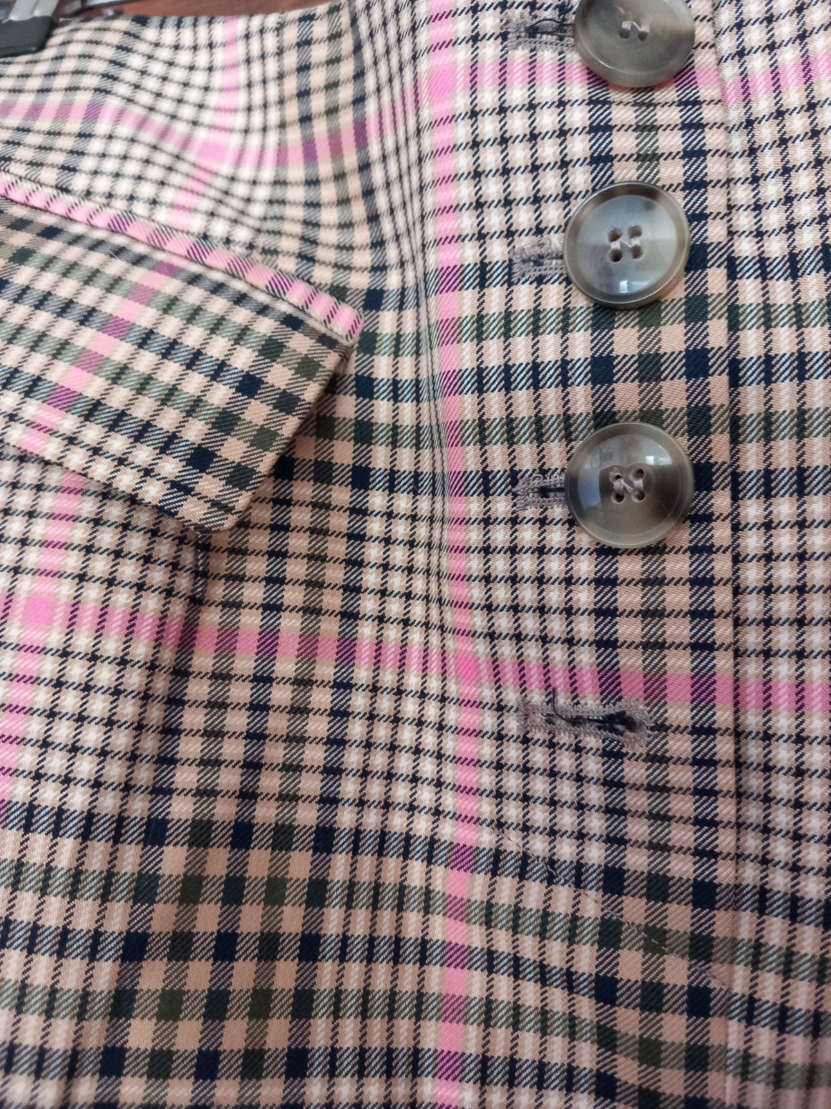 Baum und Pferdgarten geruite mini-rok maat S, Kleding | Dames, Rokken, Beige, Baum und Pferdgarten, Ophalen of Verzenden, Zo goed als nieuw