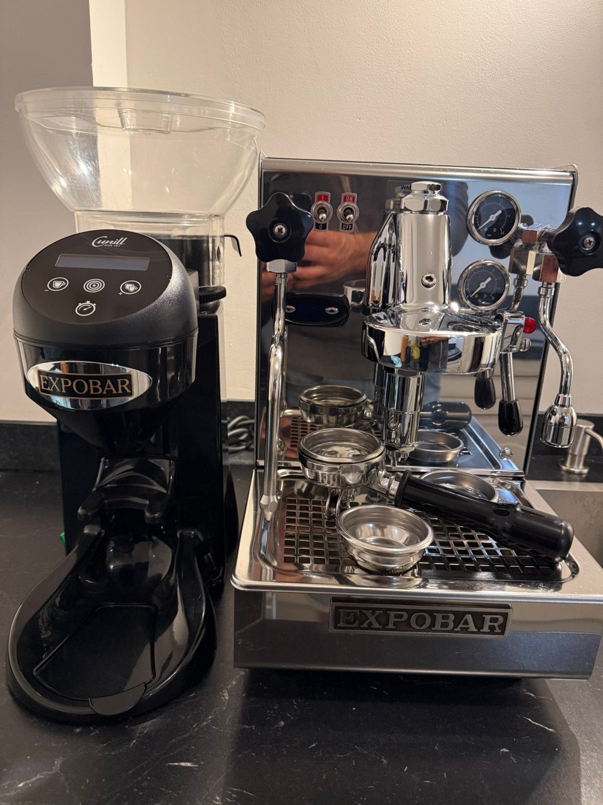 Expobar Dual Boiler PID - Gereviseerd - Cunill Tranquilo, Ophalen, Gebruikt, Espresso apparaat, 2 tot 4 kopjes