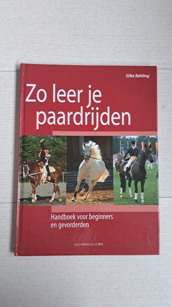 Boek 'Zo leer je paardrijden' - paard, Boeken, Dieren en Huisdieren, Ophalen of Verzenden, Zo goed als nieuw, Paarden of Pony's