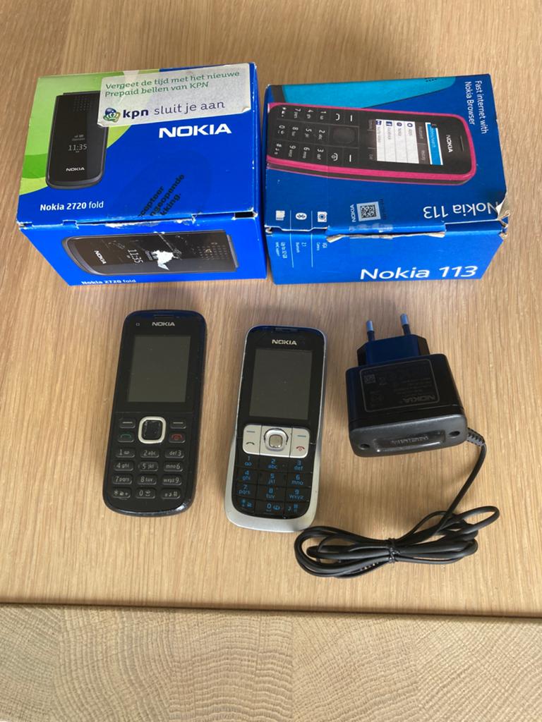 4 nokia telepfoons werkend, Telecommunicatie, Ophalen of Verzenden, Zo goed als nieuw, Zwart