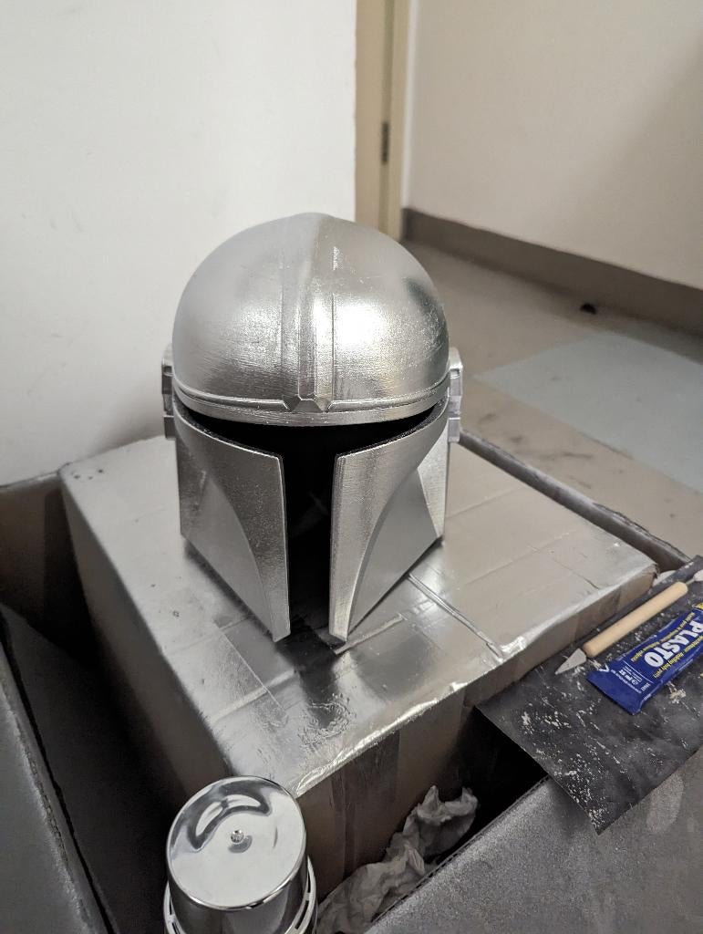 The Mandalorian Helmet star wars, Ophalen of Verzenden, Nieuw, Replica