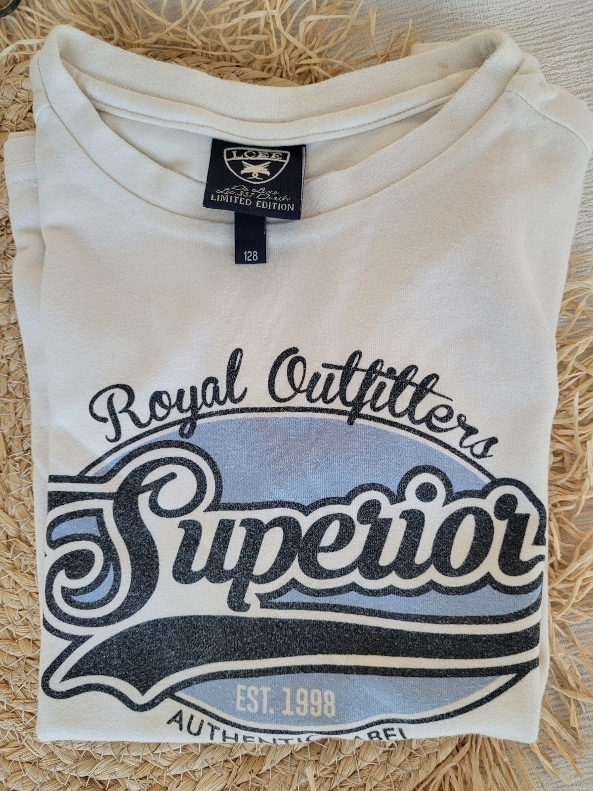 Lcee tshirt wit gaaf 128, LCEE, Ophalen of Verzenden, Zo goed als nieuw, Shirt of Longsleeve