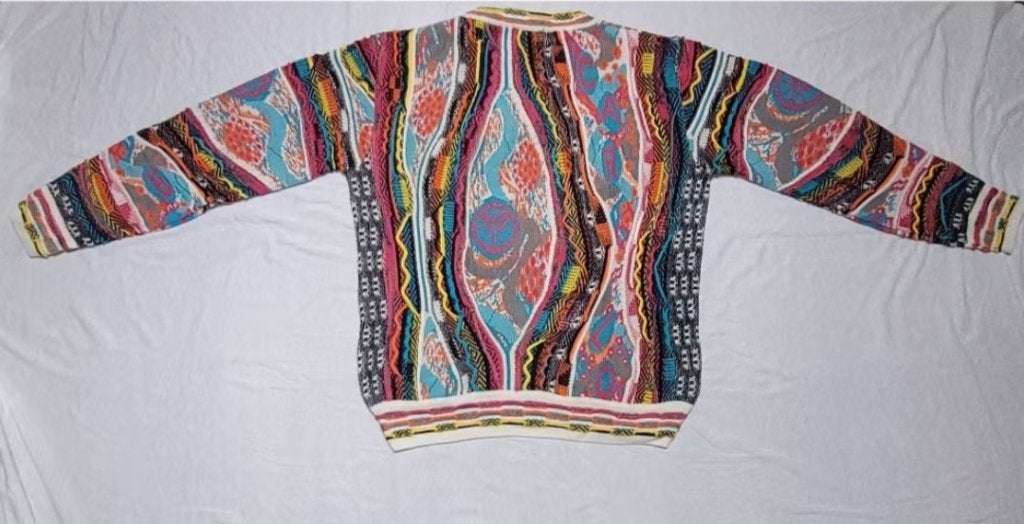 Carlo Colucci 3D Knit Trui Made in Italy M Vintage Style, Kleding | Heren, Overige kleuren, Maat 48/50 (M), Ophalen of Verzenden