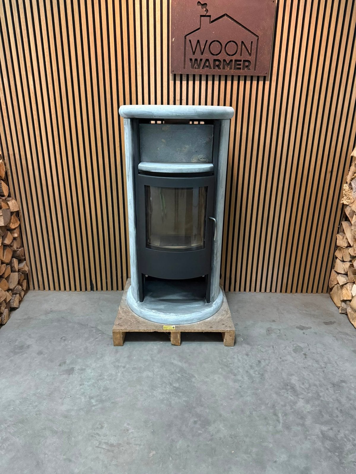 26067 Speksteenkachel Gkt 8kw, Ophalen, Info@woonwarmer.nl, Gebruikt, Houtkachel