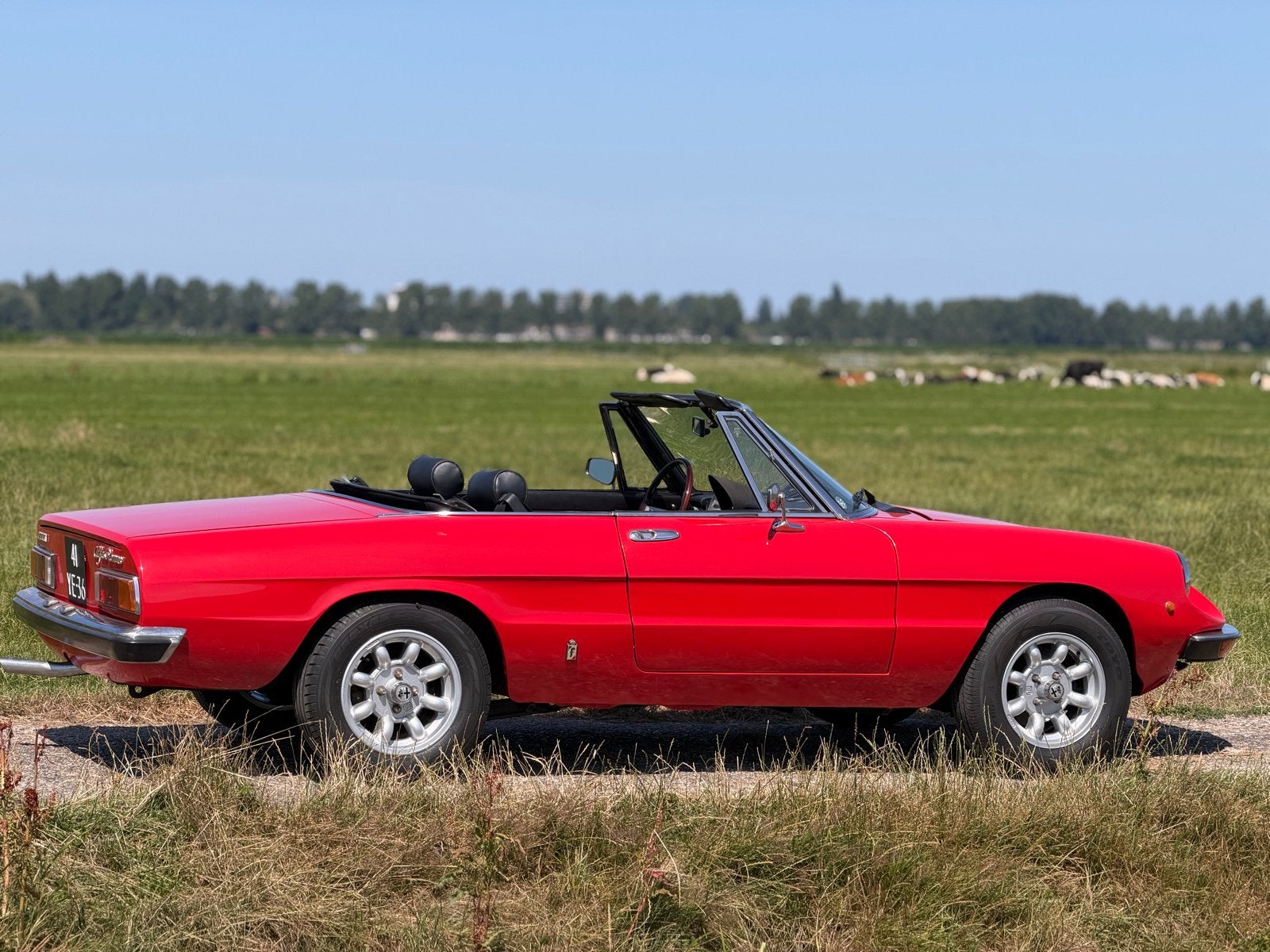 Alfa Romeo Alfa-romeo 1977 Rood, 125 pk, 1962 cc, Cabriolet, 4 stoelen