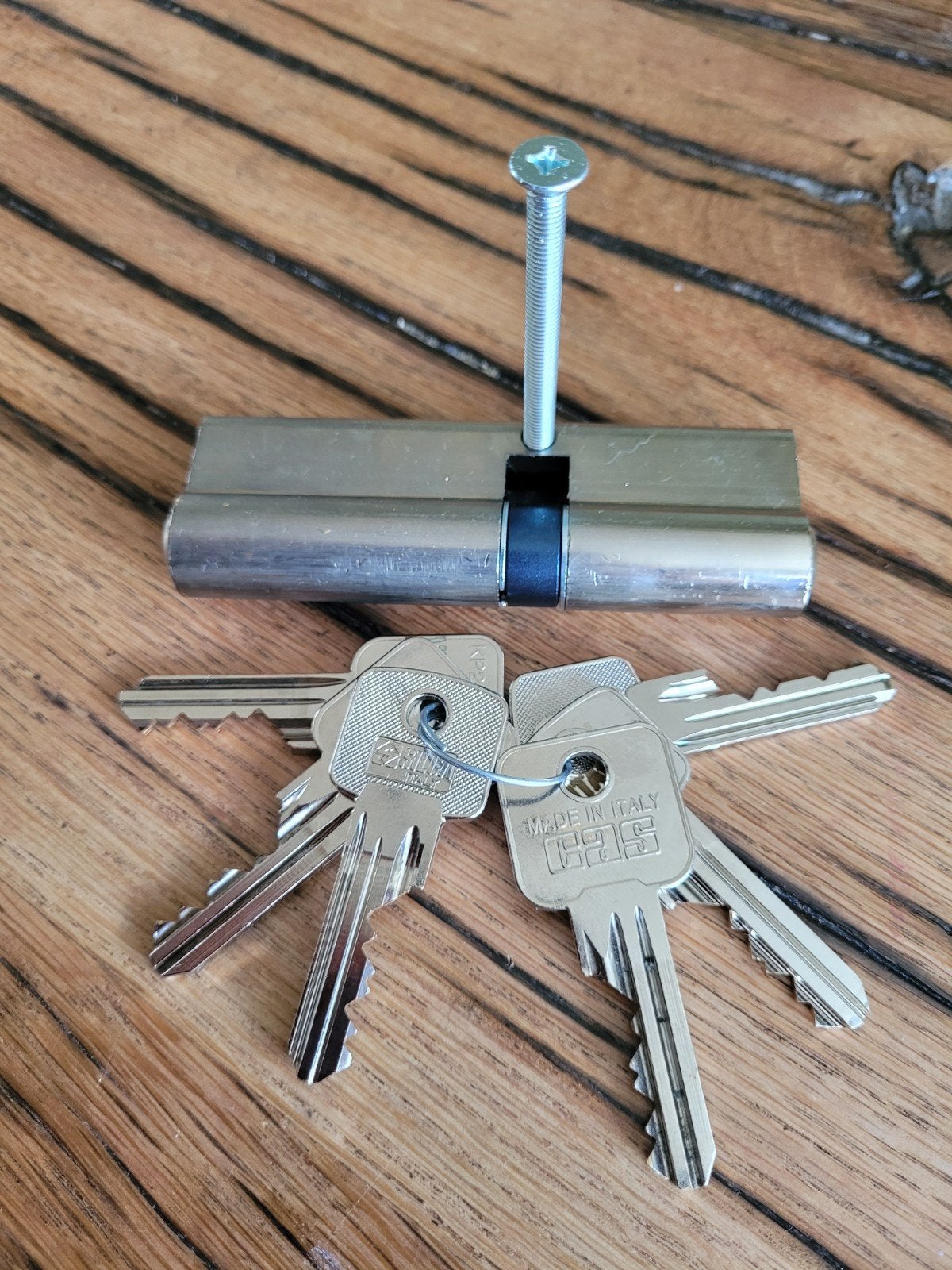 Cilinderslot, Doe-het-zelf en Verbouw, Hang- en Sluitwerk, Ophalen of Verzenden, Nieuw, Rvs, Slot