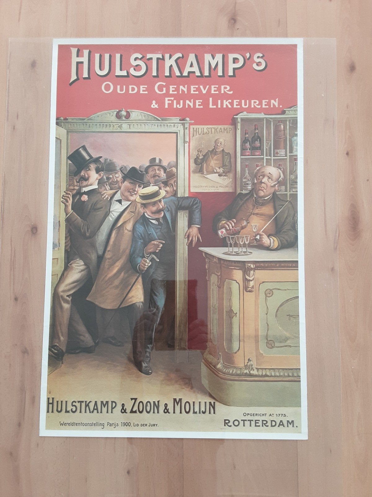 poster  hulstkamp, Ophalen of Verzenden, A1 t/m A3, Reclame