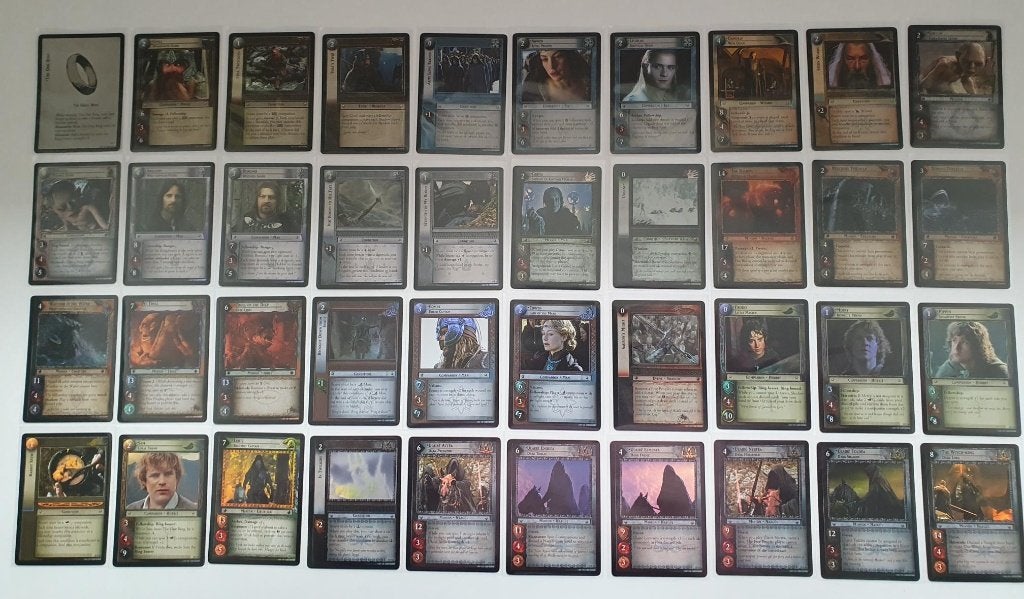 Lord of the Rings TCG - Set 19 (COMPLEET, 40 foil kaarten), Ophalen of Verzenden, Zo goed als nieuw, Overige typen