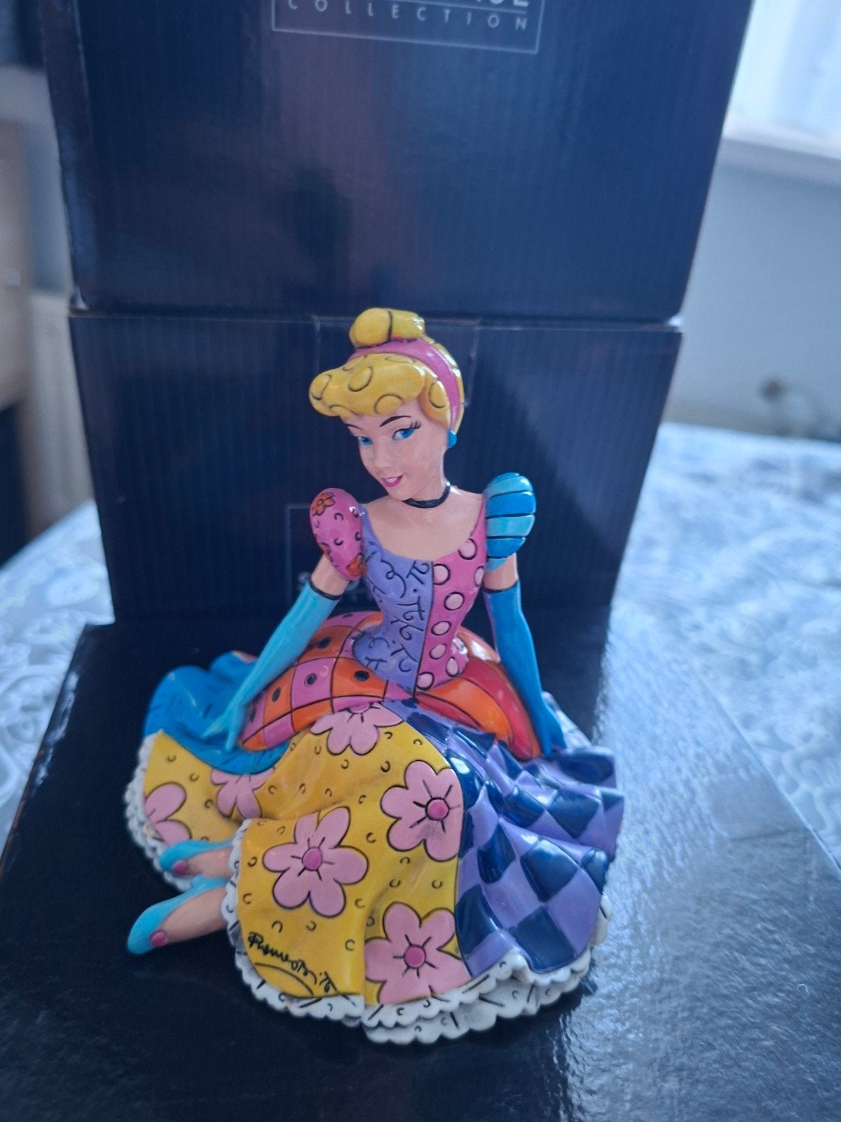 Disney Britto Assepoester Mini Figurine - 4030818, Ophalen of Verzenden, Assepoester of Belle, Zo goed als nieuw, Beeldje of Figuurtje