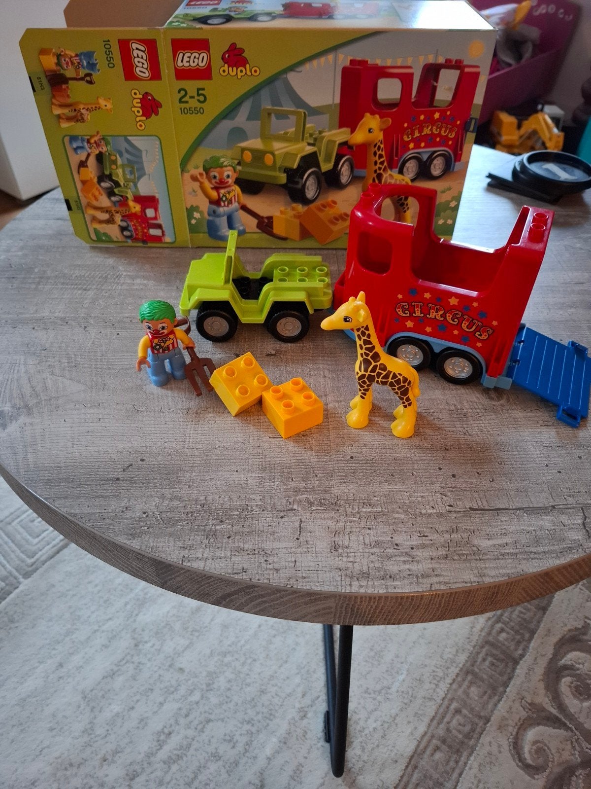 Lego Duplo 10550 Circus Transport Set - Zo goed als nieuw, Overige thema's, Ophalen of Verzenden, Zo goed als nieuw, Duplo