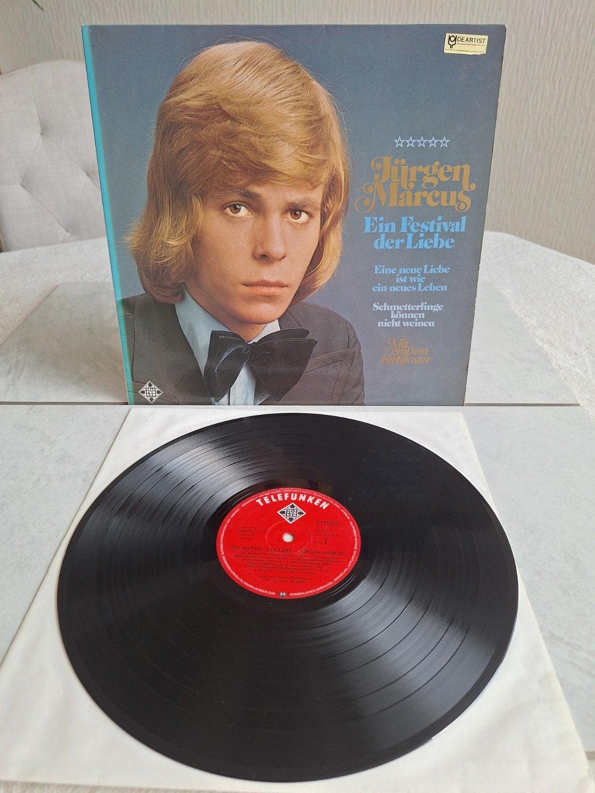 LP van  JÜRGEN  MARCUS  //EIN FESTIVAL  DER  LIEBE .., Ophalen of Verzenden, Zo goed als nieuw, 12 inch