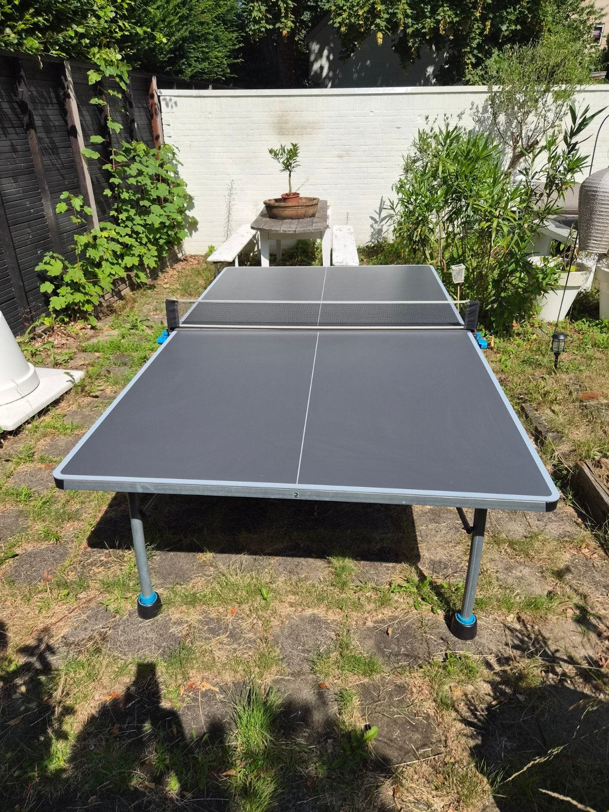 Tafeltennistafel outdoor aluminium zgan Pongori PPT530.2, Sport en Fitness, Tafeltennis, Ophalen