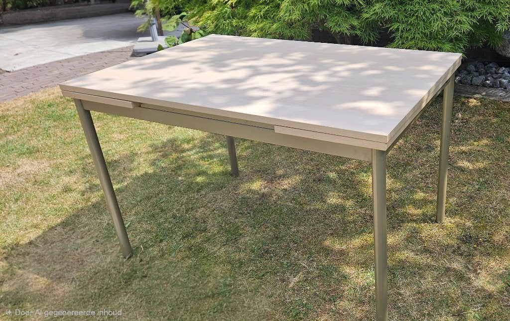 Keukentafel formica blad, Ophalen, Kunststof, 50 tot 100 cm, Zo goed als nieuw