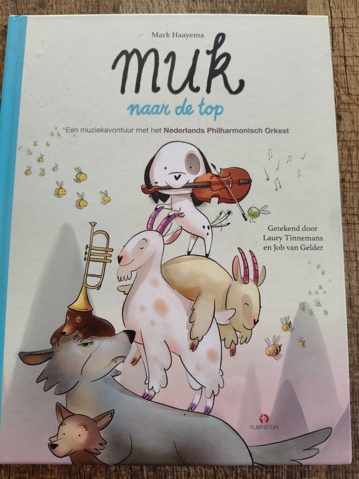 Muzikaal avontuur: Muk naar de top met orkest, 3 tot 4 jaar, Ophalen of Verzenden, Zo goed als nieuw, Uitklap-, Voel- of Ontdekboek