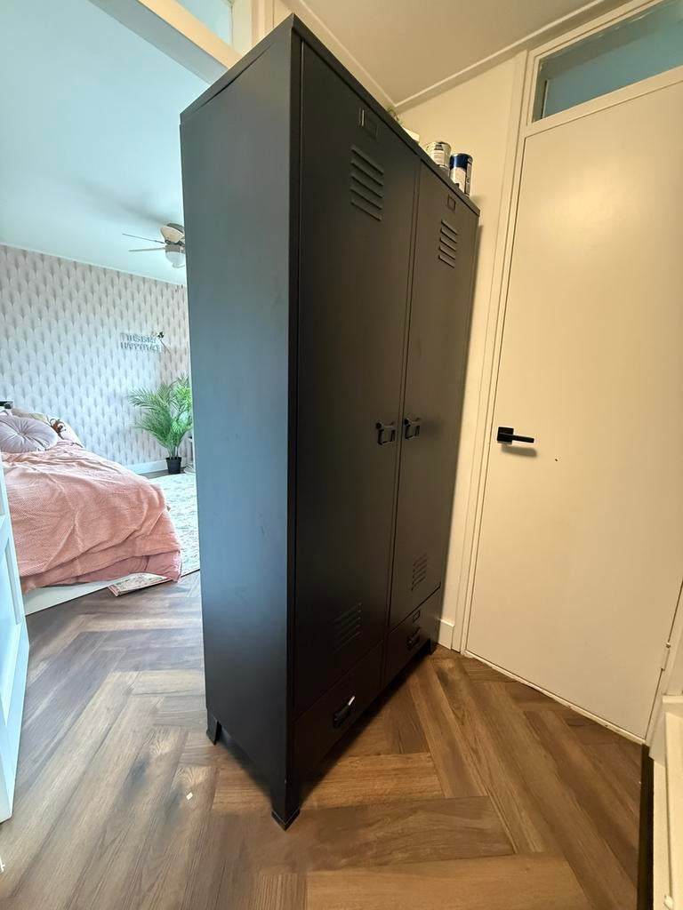 Lockerkast kledingkast metaal, Huis en Inrichting, Ophalen, 50 tot 100 cm, Zo goed als nieuw, Metaal