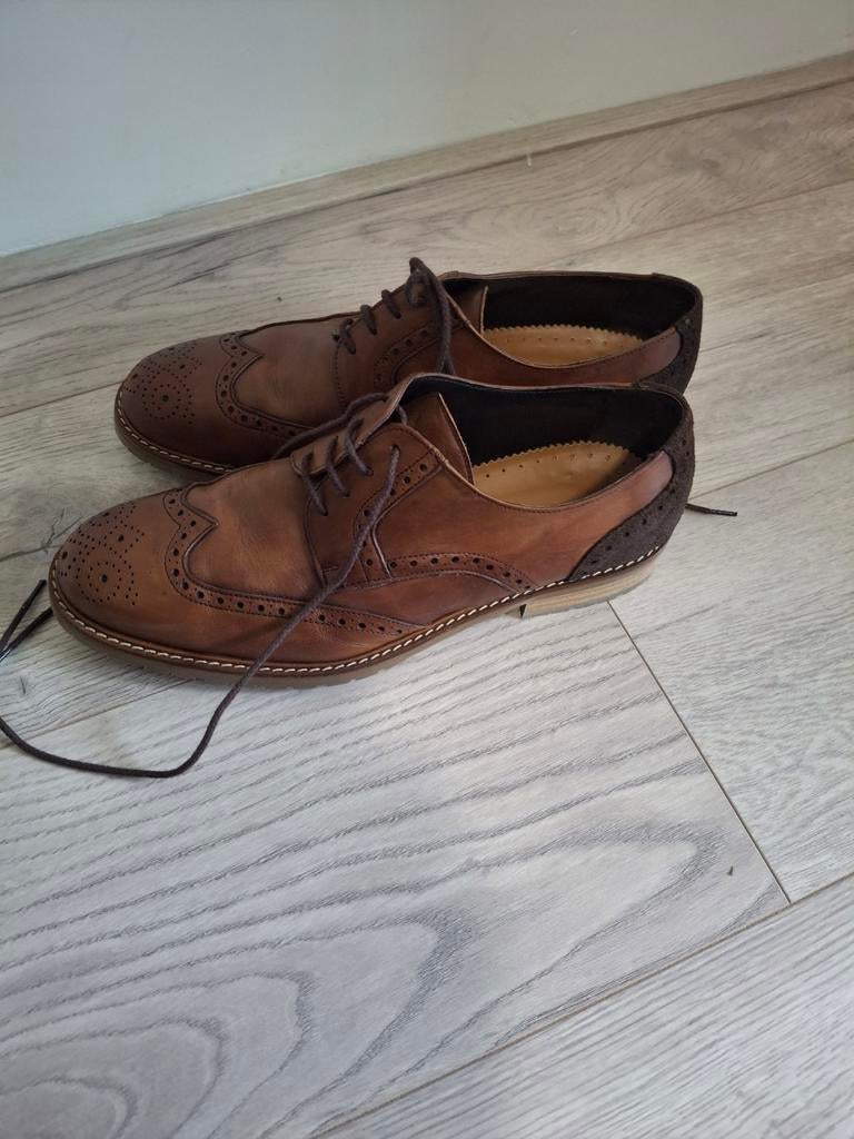 Heritage bruine leren veterschoenen, Kleding | Heren, Schoenen, Ophalen of Verzenden