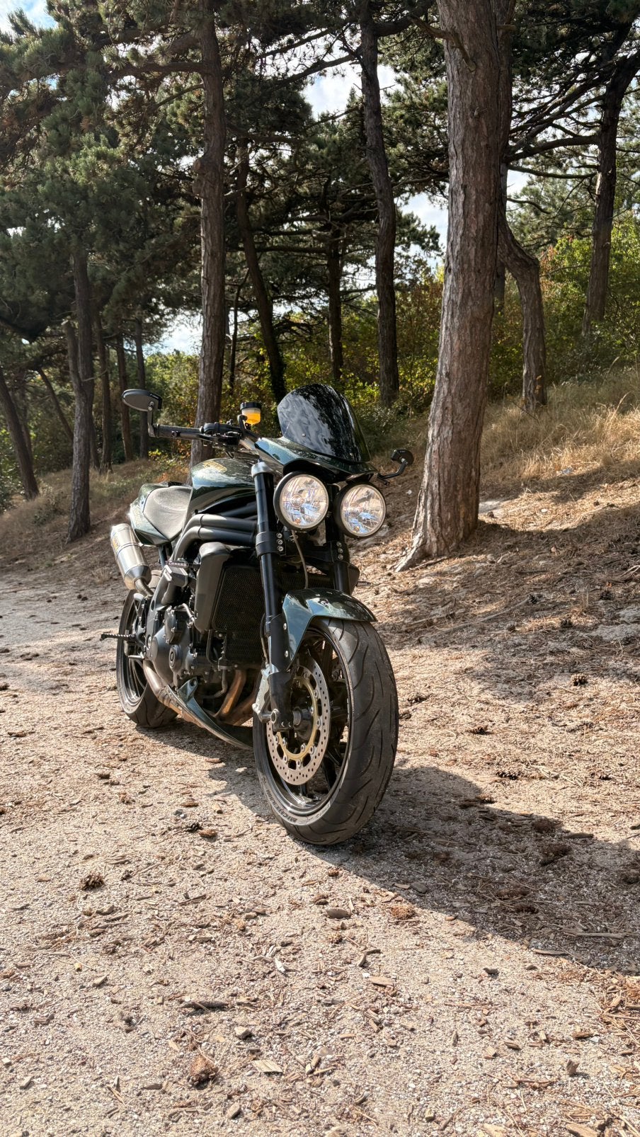 Unieke Triumph Speed Triple 2010 - Groen - Lage KM, Motoren, Sportuitlaat, Occasion, Motorrijbewijs A, 3 cilinders
