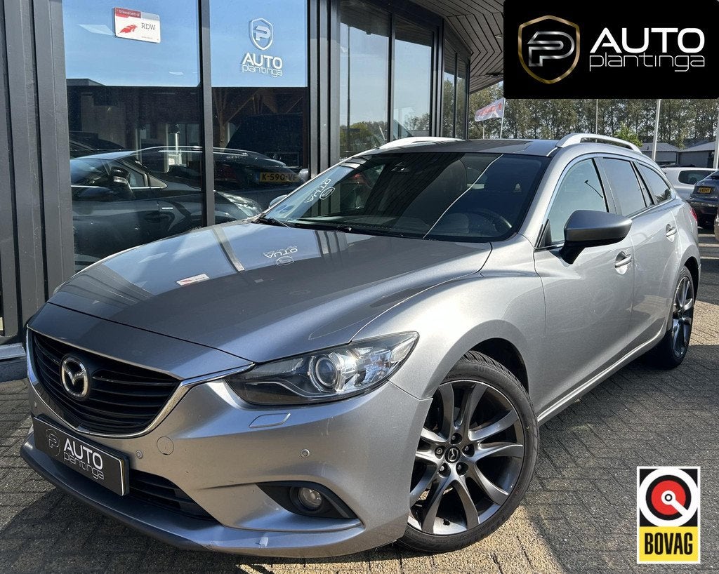 Mazda 6 Sportbreak 2.0 HP TS+ 165PK | Trekhaak | Navigatie |, Auto's, Mazda, Stof, Gebruikt, 4 cilinders, 6 sportbreak