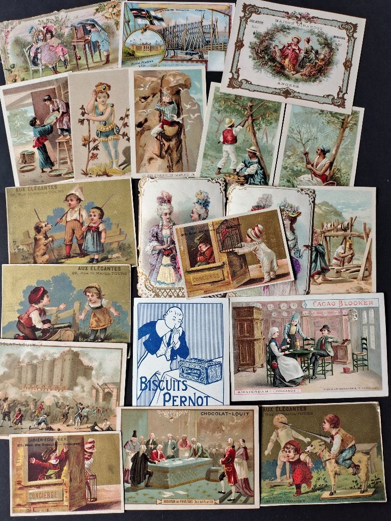 Antieke chromo's, Verzamelen, Verzenden, Gebruikt, Overige typen