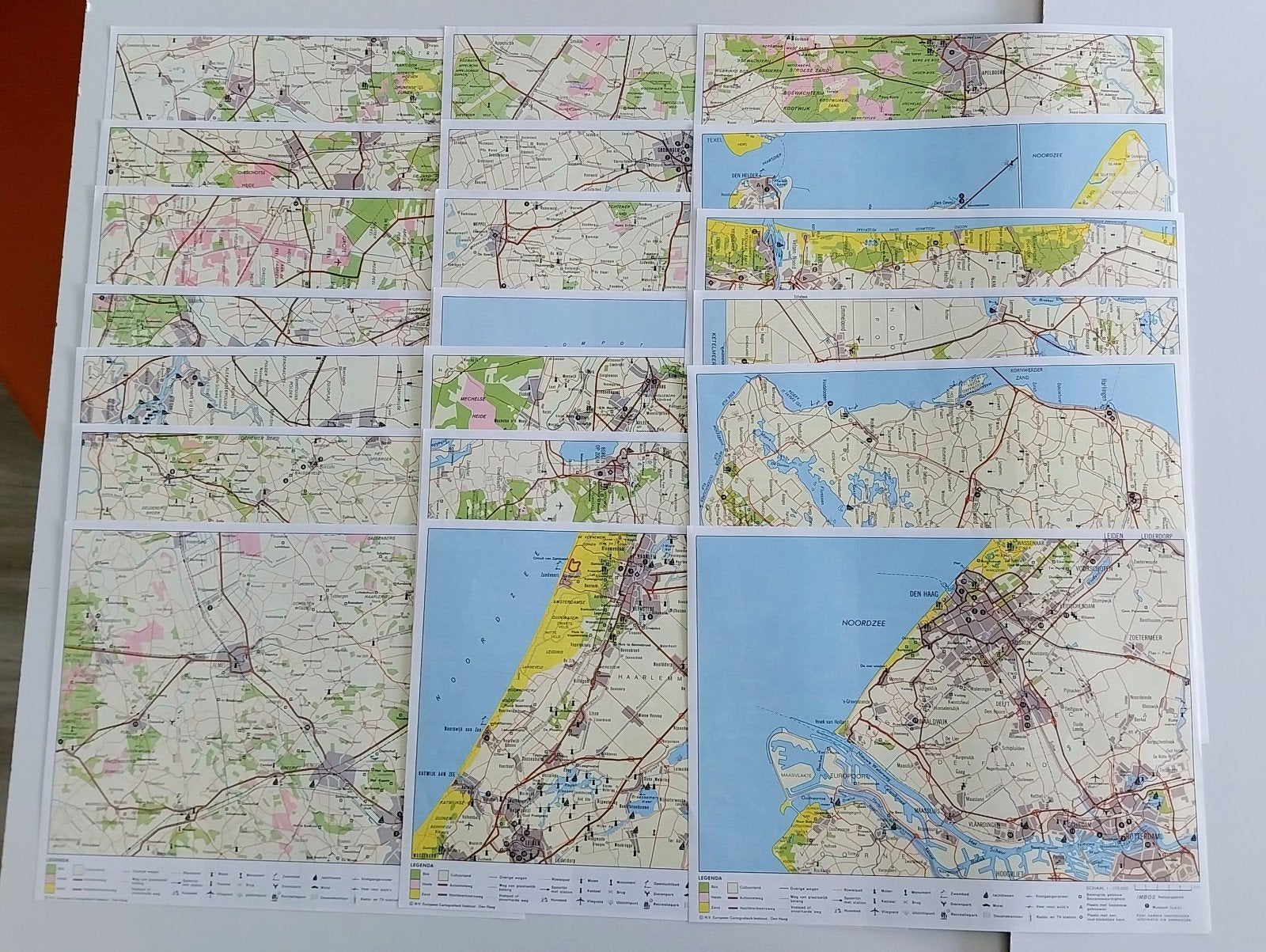 20 Landkaarten van Nederland., Ophalen of Verzenden, Huis en Inrichting