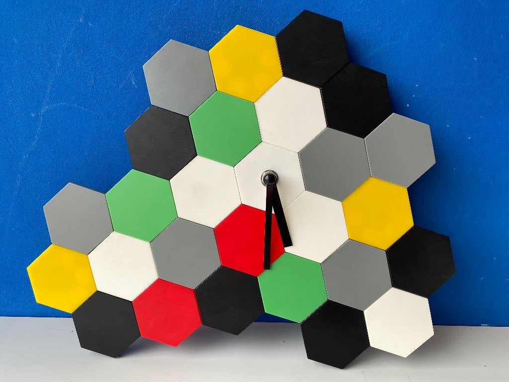 IKEA SMYCKE Wandklok/ puzzle design/2012, Huis en Inrichting, Woonaccessoires | Klokken, Ophalen of Verzenden, Gebruikt, Wandklok