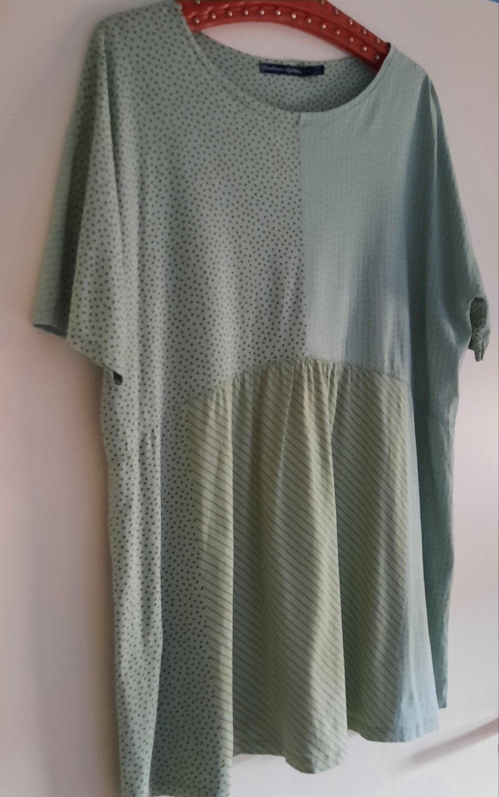 Tuniekje Gudrun Sjödén, maat L, lichtgroen, Maat 38/40 (M), Verzenden, Zo goed als nieuw, Korte mouw