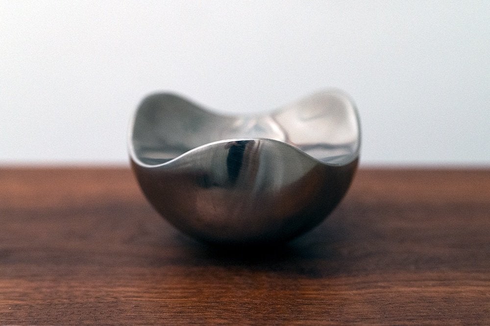 Georg Jensen Bloom kandelaar, Ophalen of Verzenden, Metaal, Waxinelichthouder