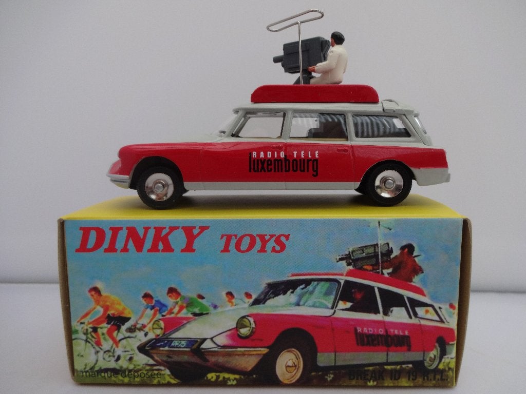 Citroen ID19 Break RTL Luxembourg nr: 1404 Dinky Toys 1:43, Ophalen of Verzenden, Nieuw, Auto, Dinky Toys