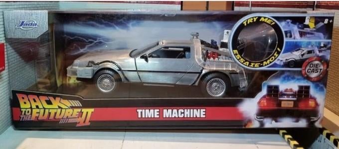 Lege doos Jada Delorean Back to the Future, Ophalen of Verzenden, Gebruikt