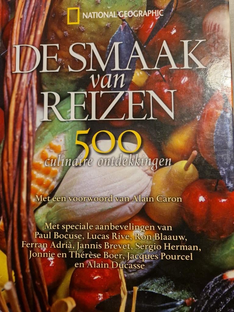 De smaak van reizen, Verzenden, Europa, Zo goed als nieuw, Reisgids of -boek