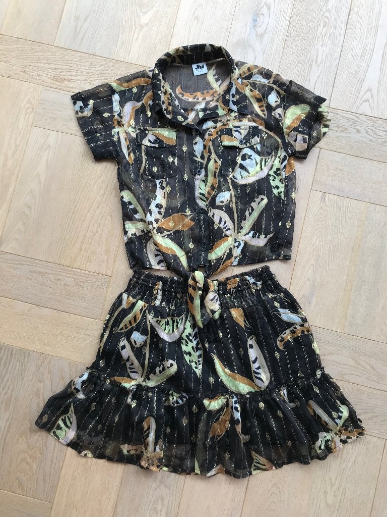 Leuk zomers setje van Shoeby J&M maat 146/152 zgan, Kinderen en Baby's, Kinderkleding | Maat 146, Meisje, Ophalen of Verzenden