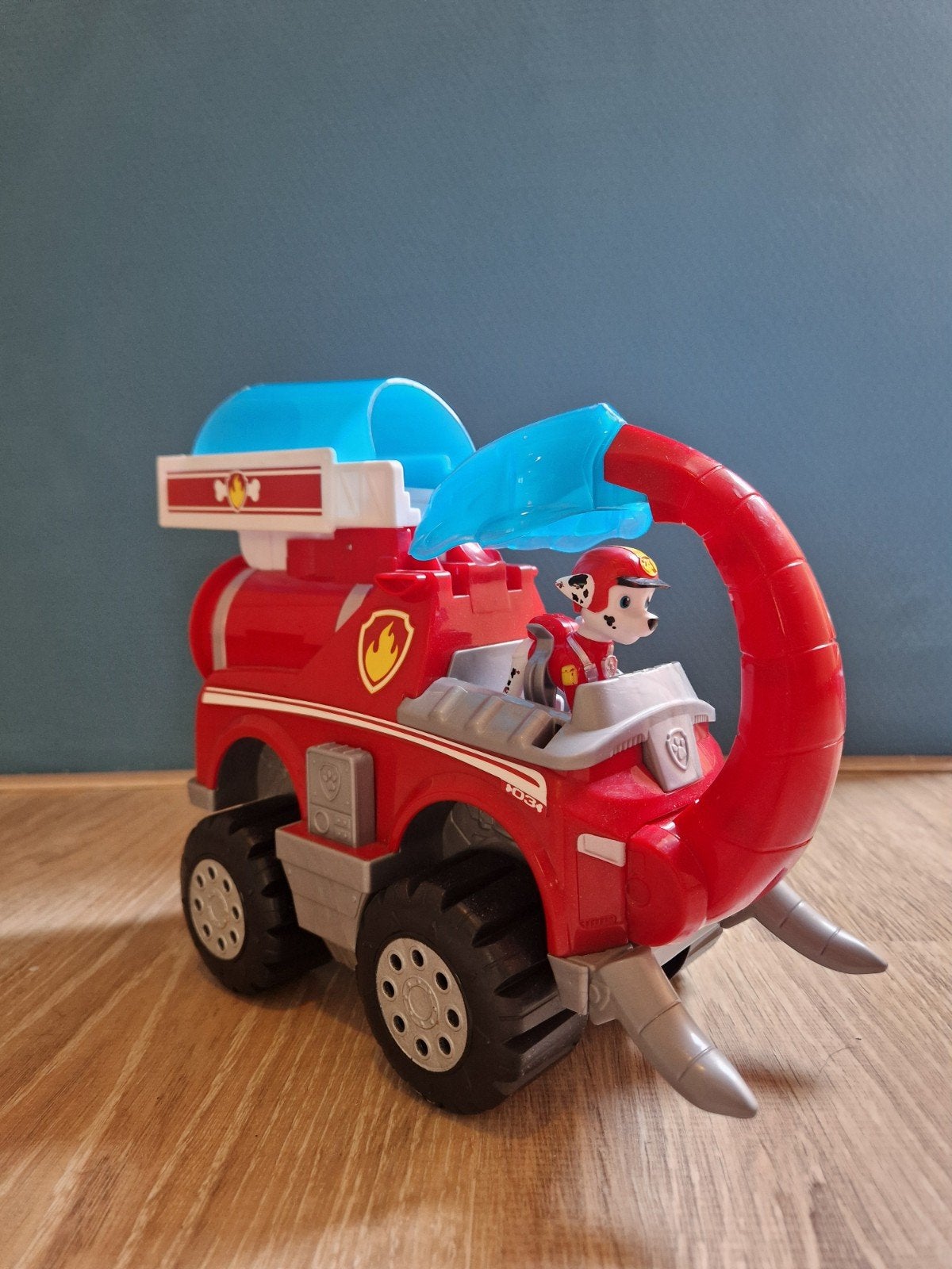 Brandweerauto en uitkijktoren paw patrol, Ophalen of Verzenden, Gebruikt