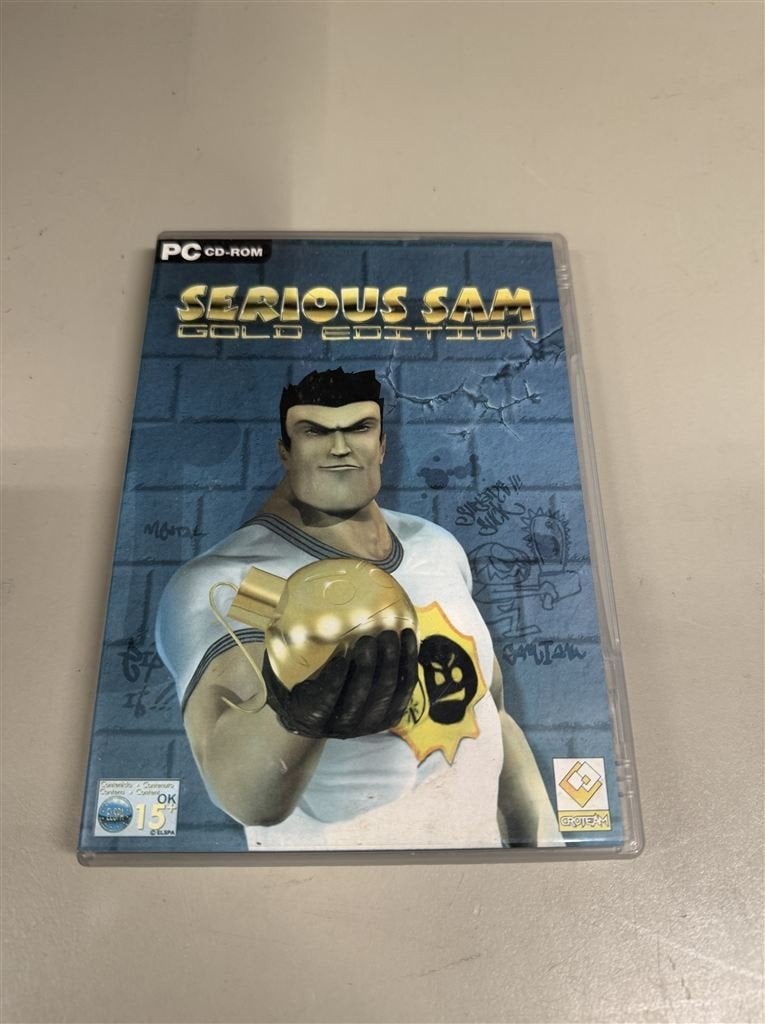 Serious Sam - Gold Edition - PC CD- ROM 1st & 2nd Encounters, Spelcomputers en Games, Games | Pc, 1 speler, Racen en Vliegen, Ophalen of Verzenden