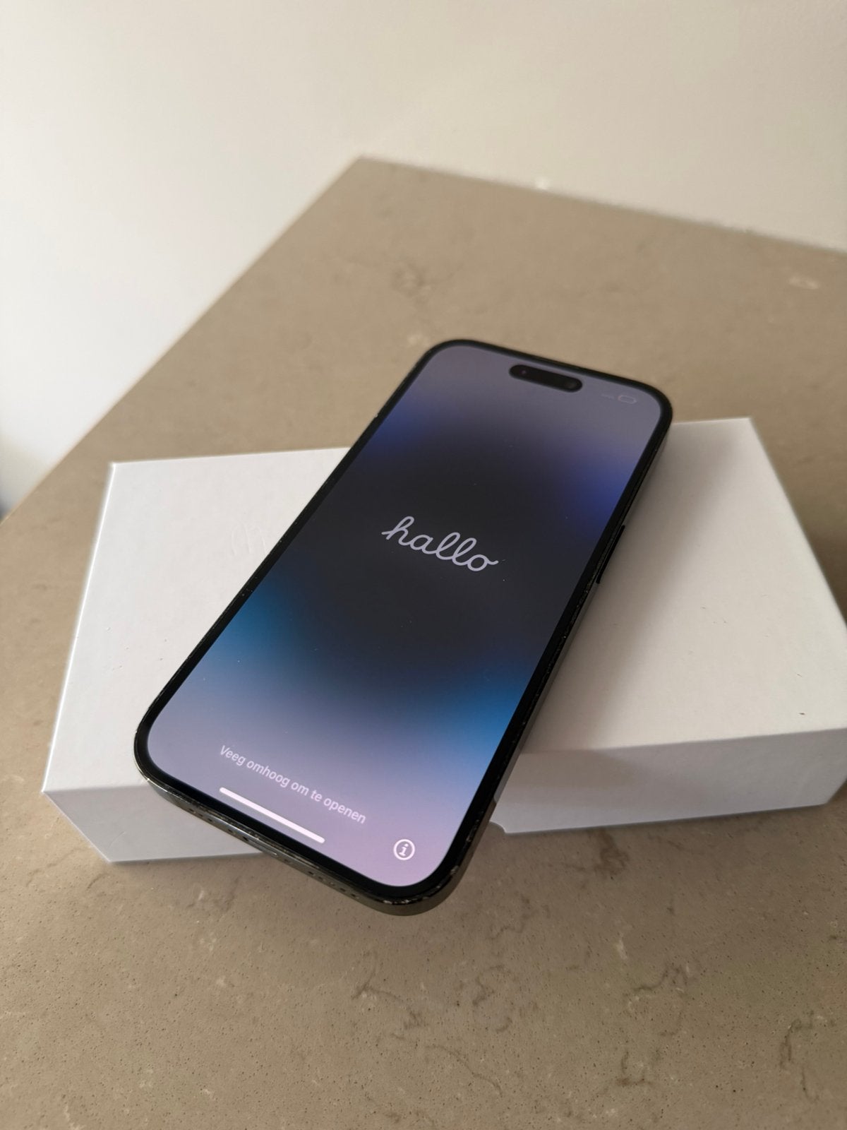 Iphone 14 pro 128gb, Telecommunicatie, Mobiele telefoons | Apple iPhone, Zo goed als nieuw, 128 GB, iPhone 14 Pro, Zwart, Ophalen