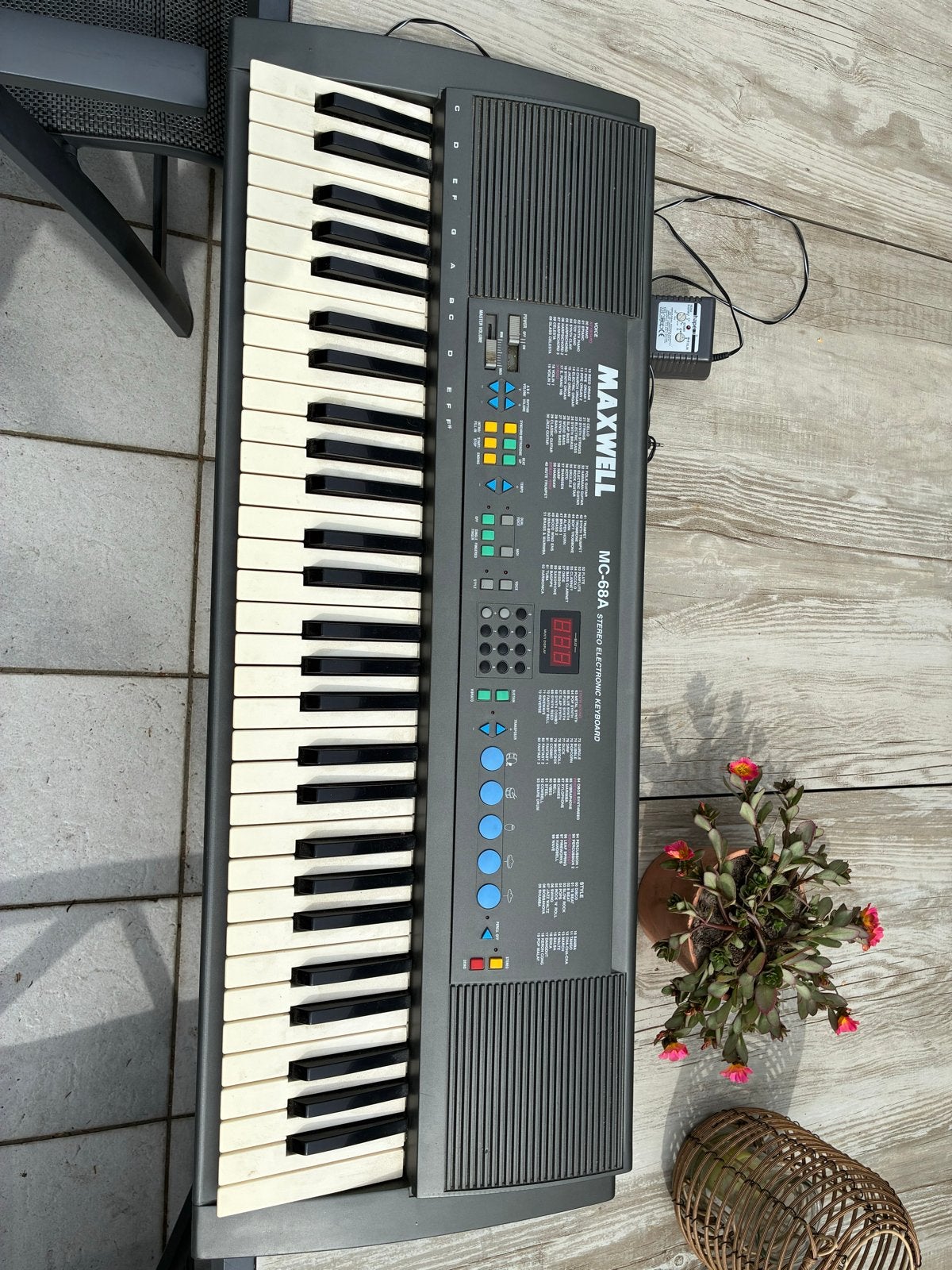 Maxwell MC-68A Keyboard - Goed Werkend, Muziek en Instrumenten, Keyboards, Ophalen, Gebruikt, 61 toetsen, Overige merken